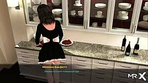 Hentai video: Hot and wet sex in a kitchen all leading up to rewarding creampie climax