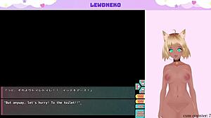 Vtuber Lewdneko Plays Go Go Nippon And Masturbates! Part 4 With Big Tits And Toys