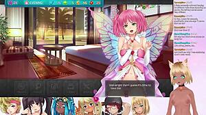 vtuber lewdneko plays huniepop 2 with double date action!