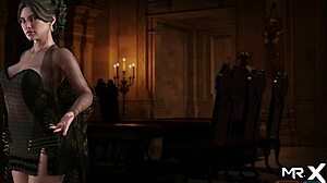 milf gives jerk off instructions while getting assfucked in anime