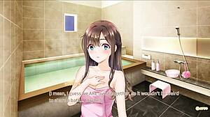 Witness the first kiss in a Steamy Anime Visual Novel
