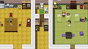 Minako cheats as wife in English hentai game 5