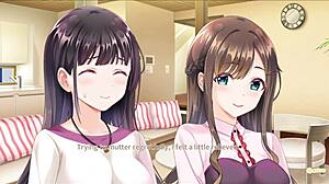 Witness the first kiss in a Steamy Anime Visual Novel