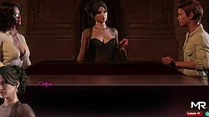 milf gives jerk off instructions while getting assfucked in anime