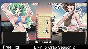 Oh man, I love stripping in this bikini for crab season fun!