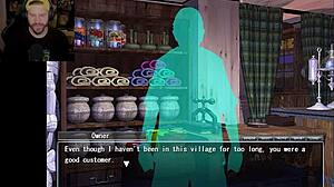 Feeling Overwhelmed by the Seductive Slug Girl in Monster Girl Quest, Masturbating to Her Tits and Ass.