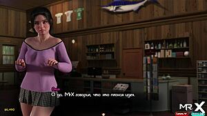 in treasure of nadia, the mature pussy gets wet and creampied.