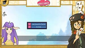 Having sex with a succubus in a cartoon network kind of situation