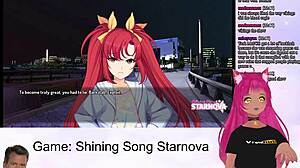 i am playing shining song starnova aki route part 2 as vtuber lewdneko