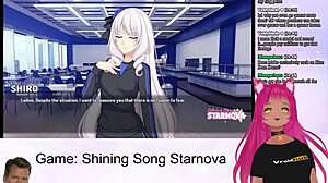 i am playing shining song starnova aki route part 2 as vtuber lewdneko