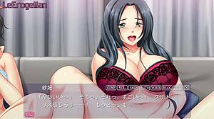 To climax, hentai game finally gets captured in an explicit squirting scene