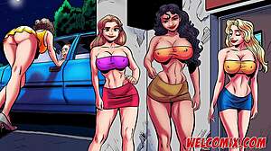 Hentai shows a nerdy man’s encounter with a sultry street walker