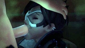 Spa with Tracer turns into wild 3D anal action. What’s her secret?