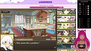 Asian VTuber lewdneko's erotic adventure in Evenicle: Part 18