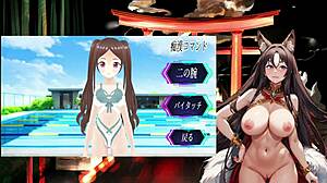 A tease game turning into full on sex including the protagonist Yogitune Kodama