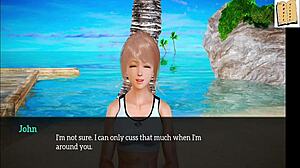 The cartoon babes in a Sexy and mature Visual Novel Dating Sim game