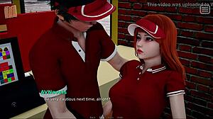 Creature of my nightmare turns to my lover in a steamy adult cartoon