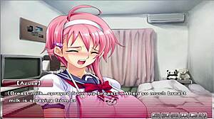 in the apartment of love, he gropes her big tits