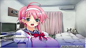 in the apartment of love, he gropes her big tits