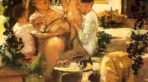 Vintage erotic art showcases retro animations with subtle anime influences in a classic style.