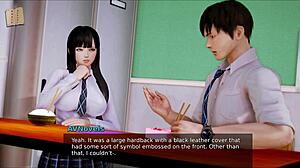 Anime Academy Girl fucked hard after being seduced