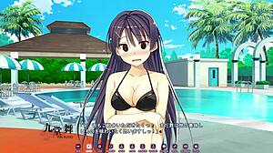 激烈动漫场景 与Mai Kudou 在恋仲初恋中出性生活