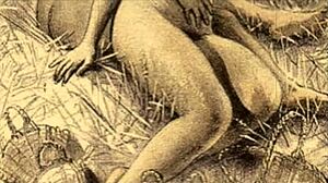 Vintage erotic cartoon art