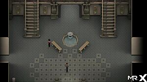 Lust epidemic legs caress in teen anime scene 21