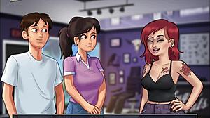 playing summertime saga 206 😊