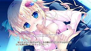 Hime to Otome no Yakimochi Love Route 1 Scene 1. Subtitled anime unfolds sweet tension.