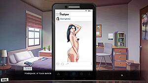Photoloseness of beautiful women that strip naked and pose for the shots in the fresco Herauntos