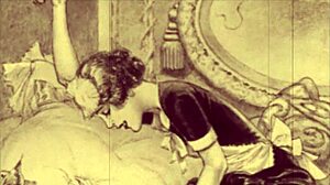 Vintage erotic cartoon art for grown men