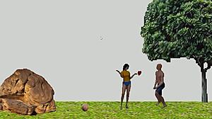 Erotic minigame that plays at Brazilian Samba music with an animated and very sultry girl