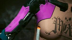 rita wheeler gets steamy in laguna bend sex scene from cyberpunk 2077 ultra settings