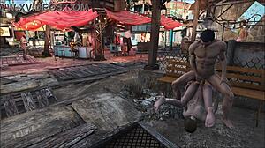 辐射4钻石城户外猛操