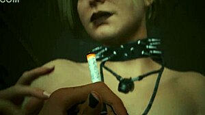 misty's steamy laguna bend scene in cyberpunk 2077. ultra settings bring raw action