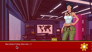 Silky Pepper big tits shake as she exercises anime 3d