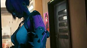 rita wheeler gets steamy in laguna bend sex scene from cyberpunk 2077 ultra settings