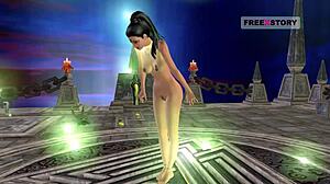 3D posed real Indian teen in sex porn anime video