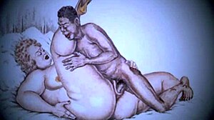 Bold Vintage Erotic Drawings Collection from Retro Anime Animations