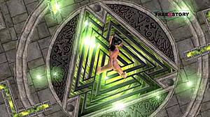 Teen 18+ Girl Fingering Her Pussy And Ass In Animated Cartoon Porn