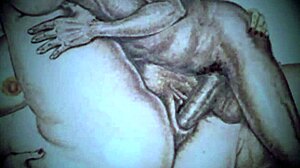 Bold Vintage Erotic Drawings Collection from Retro Anime Animations