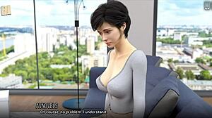 University Of Problems Episode 38 With Big Tits Brunette In 3D Cartoon