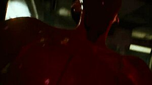 Female Tyger Claw dominates hammer club sex scene in Cyberpunk 2077