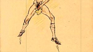 This vintage erotic illustration captures retro anime vibes with sexy animations