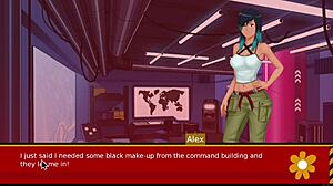 Sam Hesitating with Curvy Paprika in Trainer Ep 12 3D Cartoon Scene