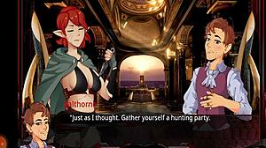Granblue fantasy strips naked girls then ravages them: cartoon dragon conquers girls in a hot anime game