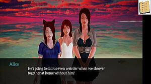 My new family 154 - hey, wanna join our wild 3d cartoon homemade fun tonight?