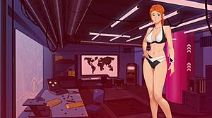 Sam Hesitating with Curvy Paprika in Trainer Ep 12 3D Cartoon Scene