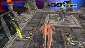 Watch this wild 3D animated cartoon porn! An Indian bhabhi strikes all those sexy positions just for you!